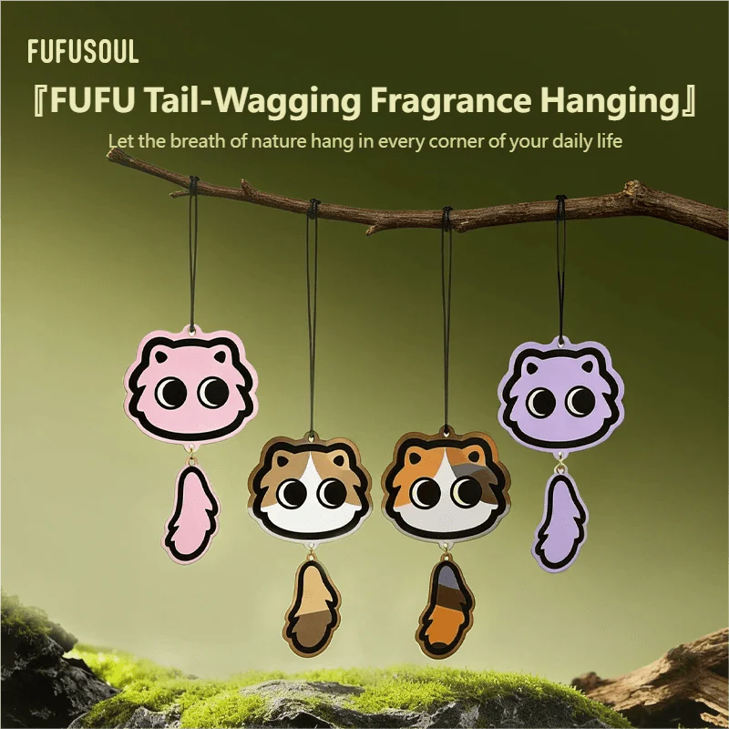 FUFUSOUL FUFU Tail-Wagging Fragrance Hanging Air Freshener Cute