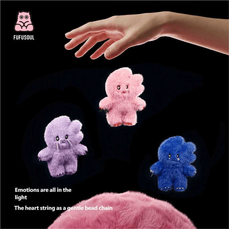 FUFUSOUL Mini Windy Scented Plush Toy 12cm – Full-Body Pearl