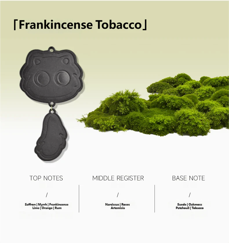 FUFUSOUL FUFU Tail-Wagging Fragrance Hanging Air Freshener Cute Scented Hanging Card Closet Car Decor