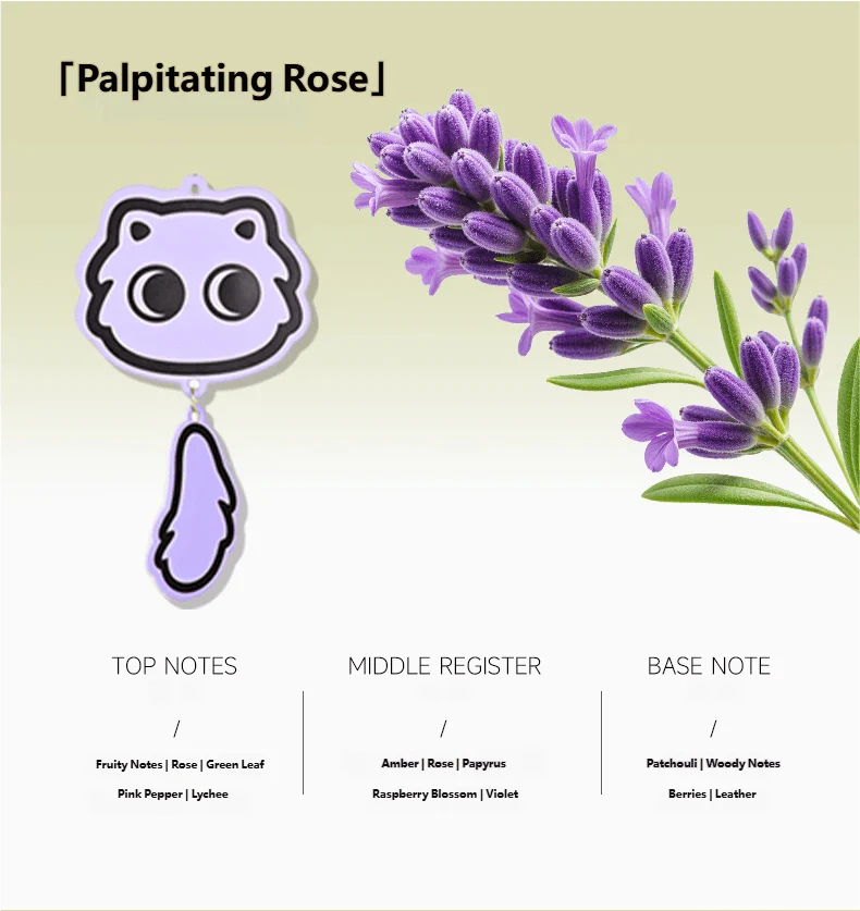 FUFUSOUL FUFU Tail-Wagging Fragrance Hanging Air Freshener Cute Scented Hanging Card Closet Car Decor