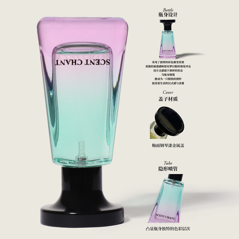 Scent Chant Pina Colada Perfume – Tropical Coconut Pineapple Fragrance with Vanilla & Musk
