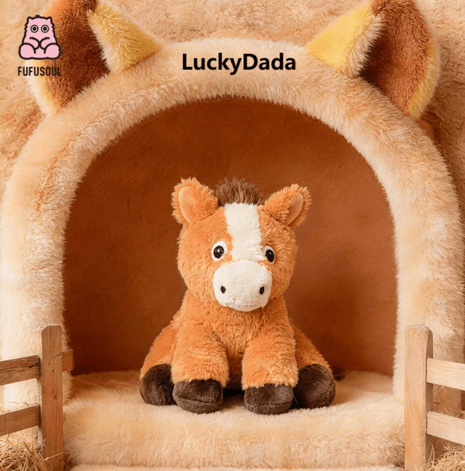 FUFUSOUL FUFU FARM Scented Plush Toy – Cow & Horse Fragrance Stuffed Animal