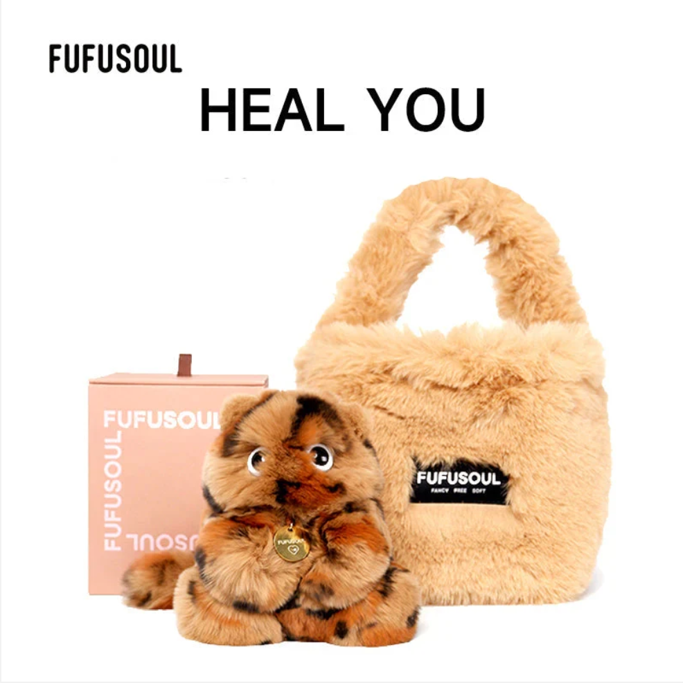 FUFUSOUL ESFP Midnight Oud Ebony Agarwood Plush Gift Box | Scented Plush Home Fragrance | 14cm