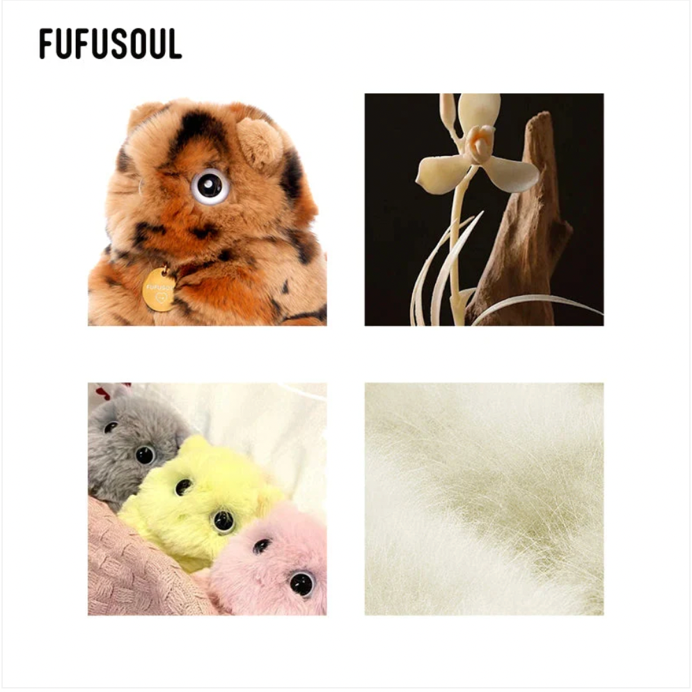FUFUSOUL ESFP Midnight Oud Ebony Agarwood Plush Gift Box | Scented Plush Home Fragrance | 14cm