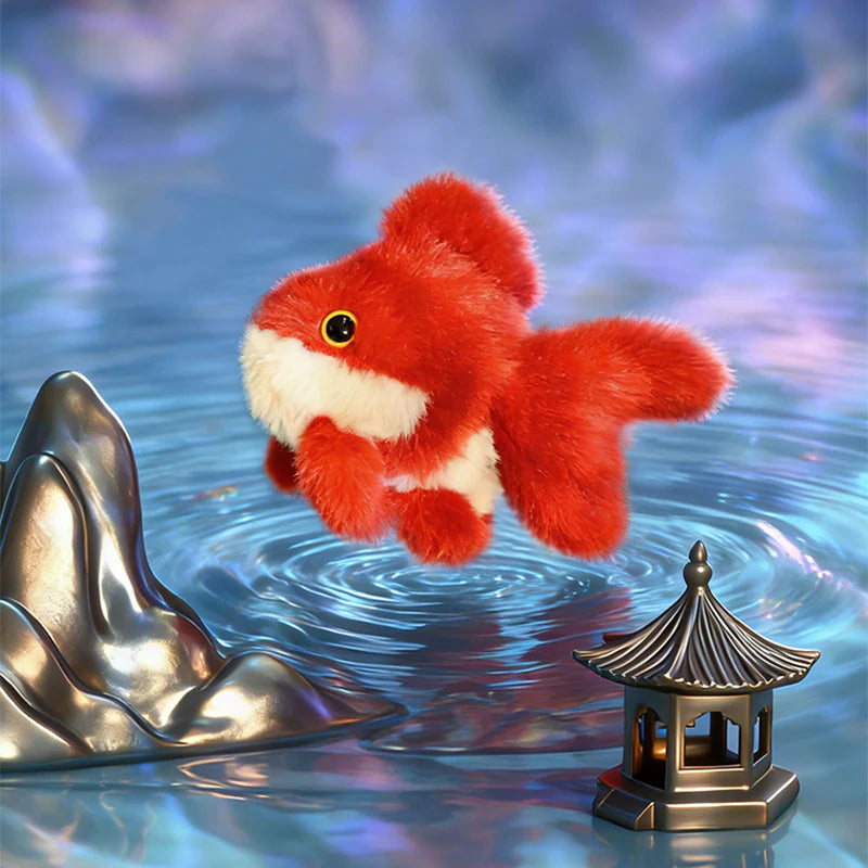 FUFUSOUL Lucky Koi Scented Plush Charm – Aromatherapy Stuffed Animal Hanging Ornament for Bag, Car & Home (6 Variants)