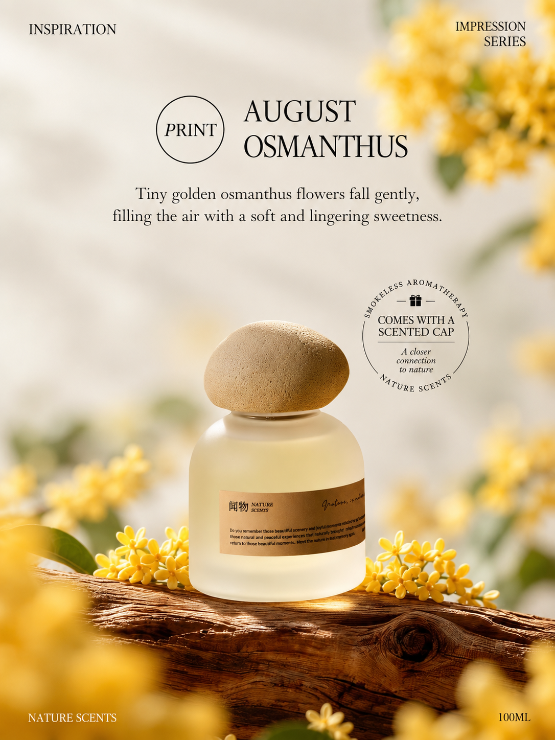 NaticScents Nature-Inspired Reed Diffuser 100ml