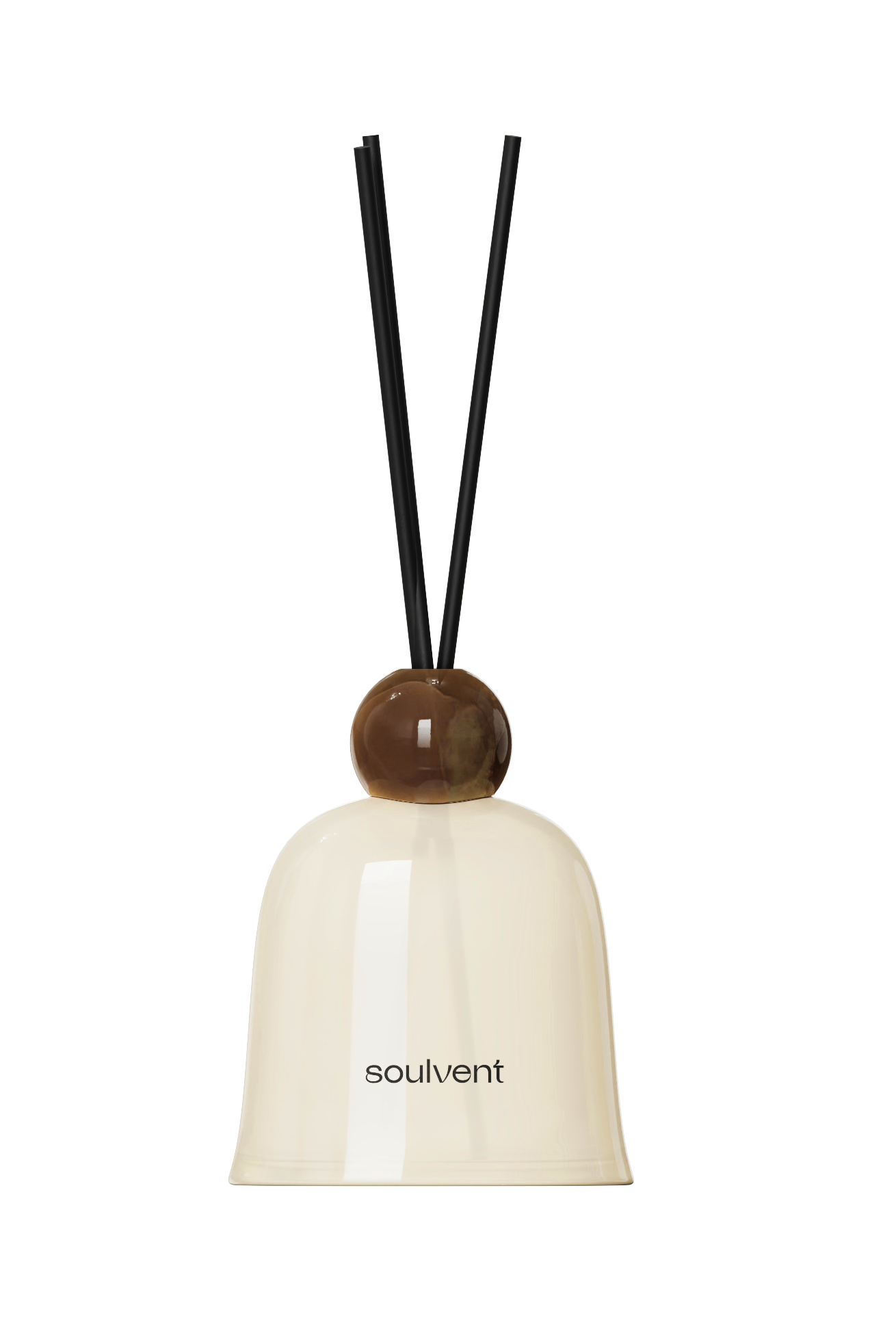 Soulvent Magnolia Reed Diffuser – Green Floral Home Fragrance with Grapefruit & Amber, Long-Lasting Room Diffuser