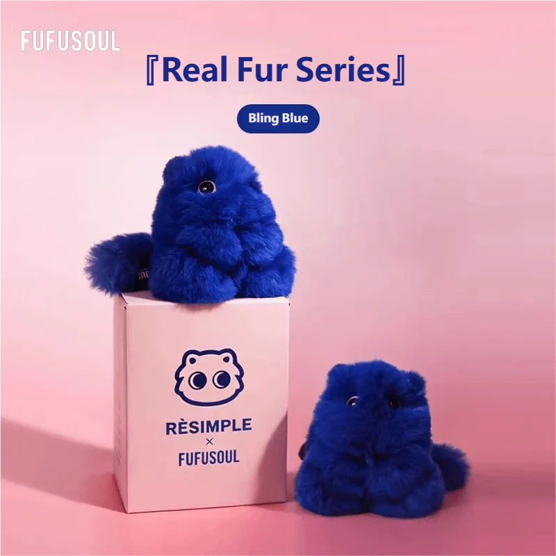 FUFUSOUL ENTP Bling Blue Scented Plush Toy Soft Stuffed Animal Fur Series Collectible Decor Gift