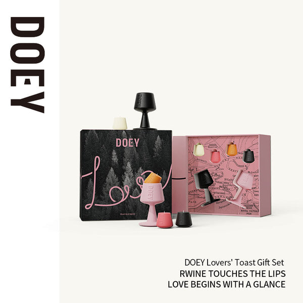 DOEY Goblet Candle Gift Set – Romantic Scented Candle Pair (Blush Pink ...