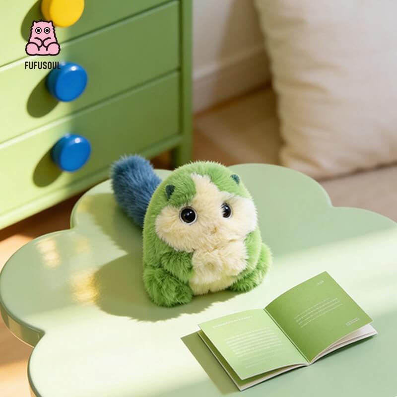 FUFUSOUL Osmanthus Tea Scented Plush Toy – Green Tea Floral Aroma Cute Plush Doll Gift for Women Room Décor