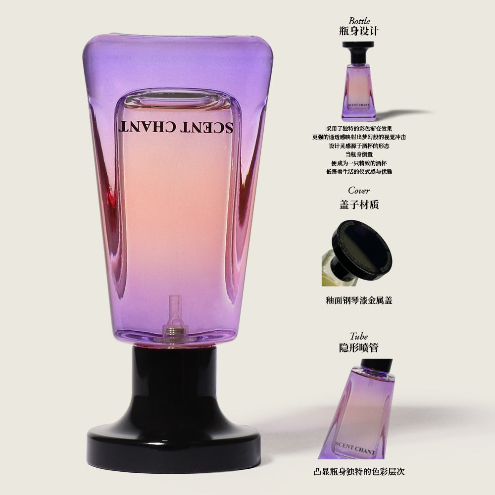 Scent Chant Moscato Perfume – Sweet Fruity Floral Fragrance with Peach, Honey & White Musk Notes