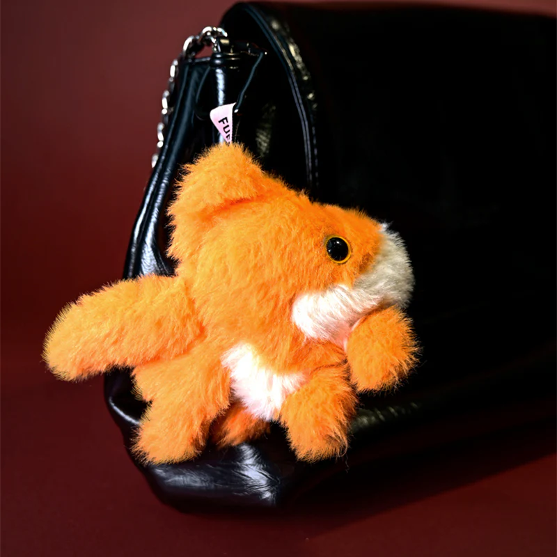 FUFUSOUL Lucky Koi Scented Plush Charm – Aromatherapy Stuffed Animal Hanging Ornament for Bag, Car & Home (6 Variants)