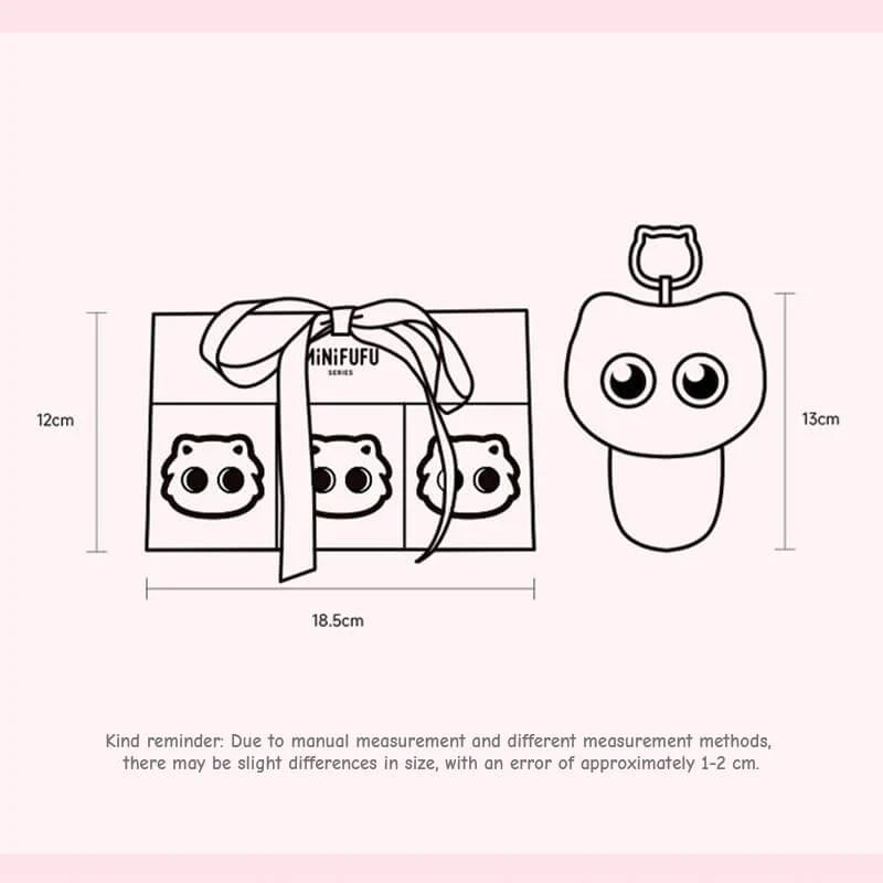 FUFUSOUL Mini Fufu Spring Overture Series Scented Plush Toy Keychain Soft Bunny Fur Doll Gift