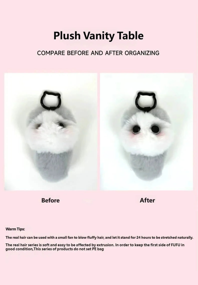 FUFUSOUL Mini Fufu Spring Overture Series Scented Plush Toy Keychain Soft Bunny Fur Doll Gift