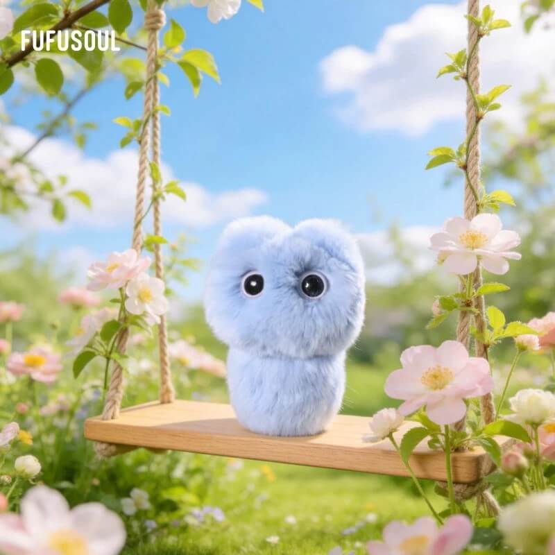 FUFUSOUL Mini Fufu Spring Overture Series Scented Plush Toy Keychain Soft Bunny Fur Doll Gift