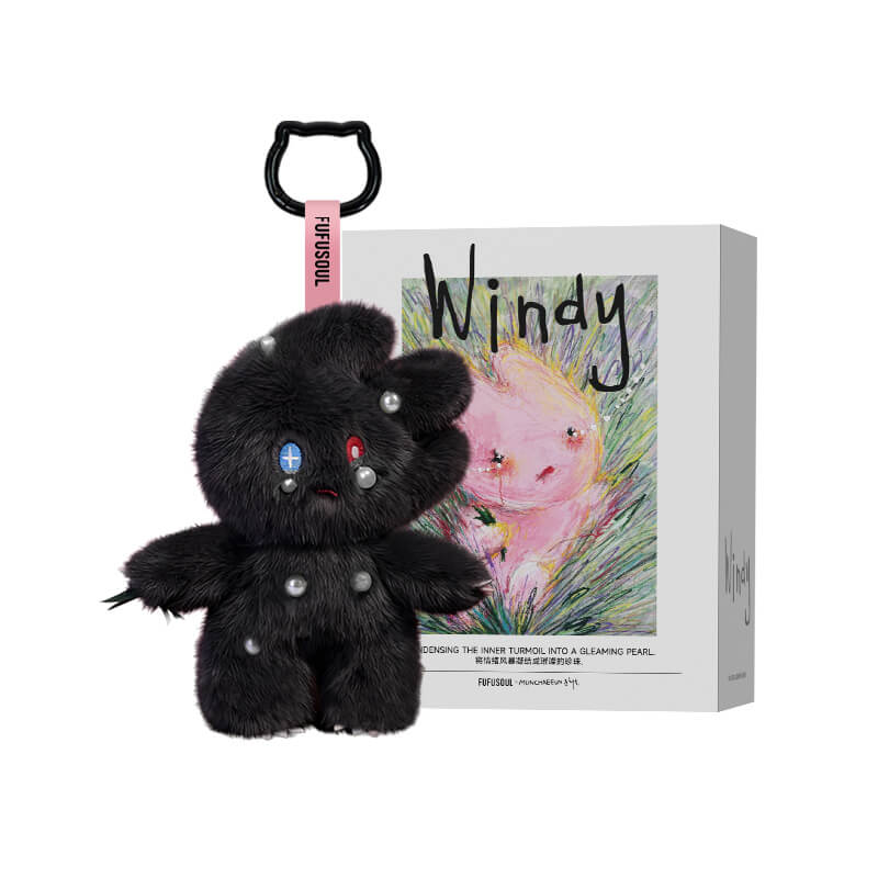 FUFUSOUL Mini Windy Scented Plush Toy 12cm – Full-Body Pearl, Beaded & Teardrop Series | 12 Fragrance Options Artist Keychain Gift